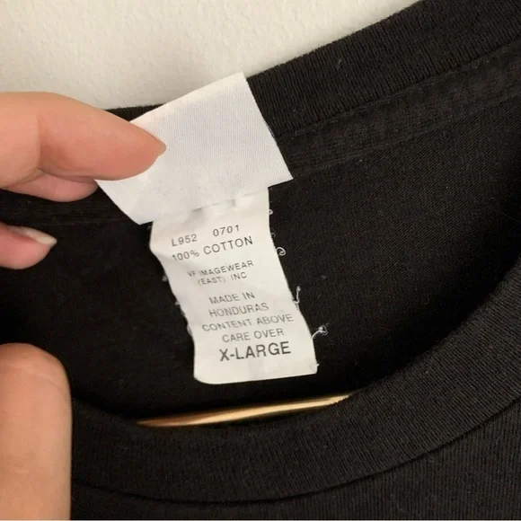 Vtg 90s 2000s Lee Sport Detroit Red Wings hockey cursive short sleeve tshirt - Picture 5 of 5